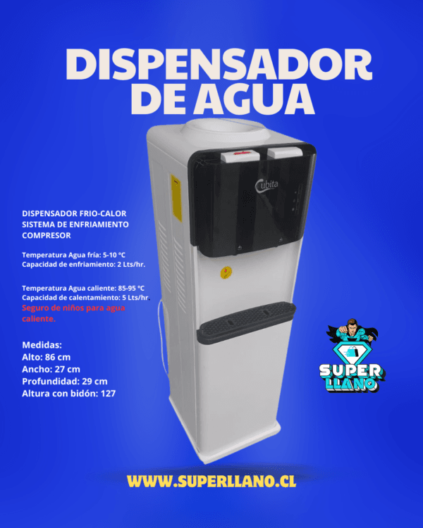 DISPEMSADOR DE AGUA FRIA Y CALIENTE