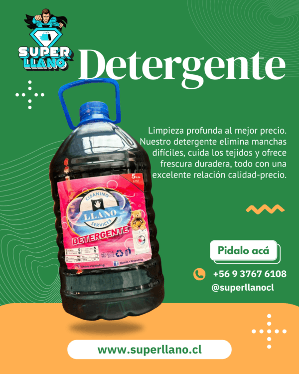 DETERGENTE LIQUIDO 5 LITROS