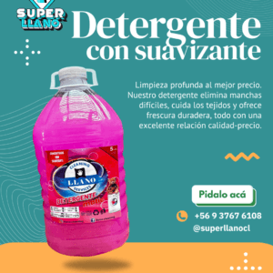 DETERGENTE CON SUAVIZANTE 5 LITROS